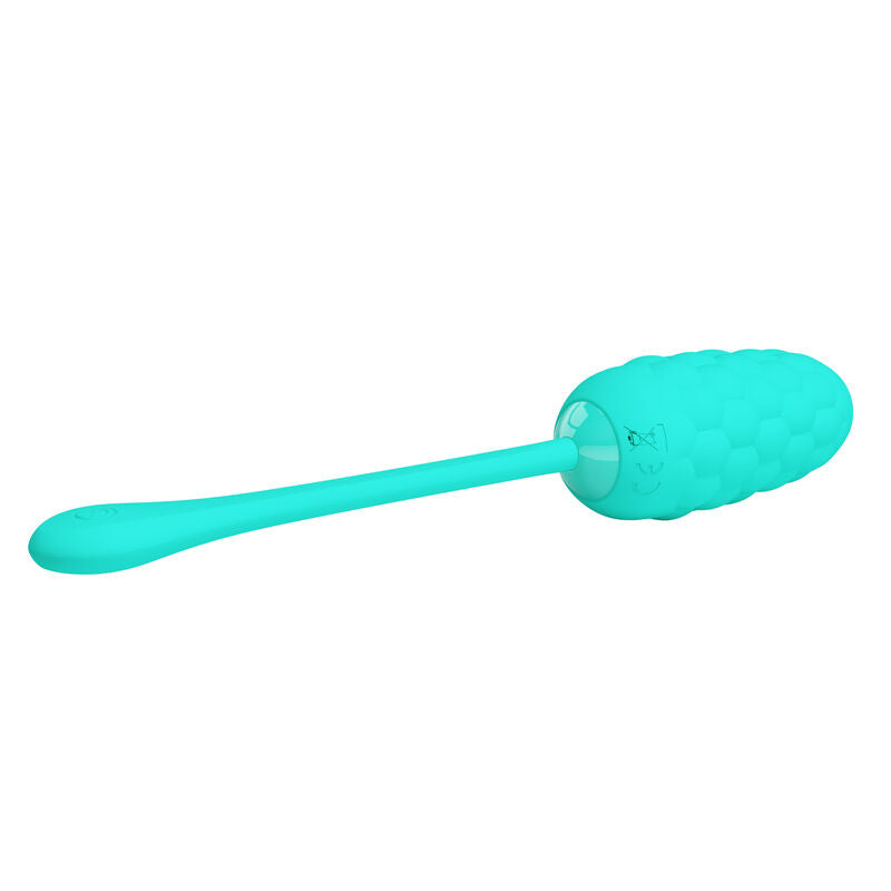 Pretty Love Smart Pretty Love - Vibrating Egg With Aqua Green Rechargeable Marine Texture
