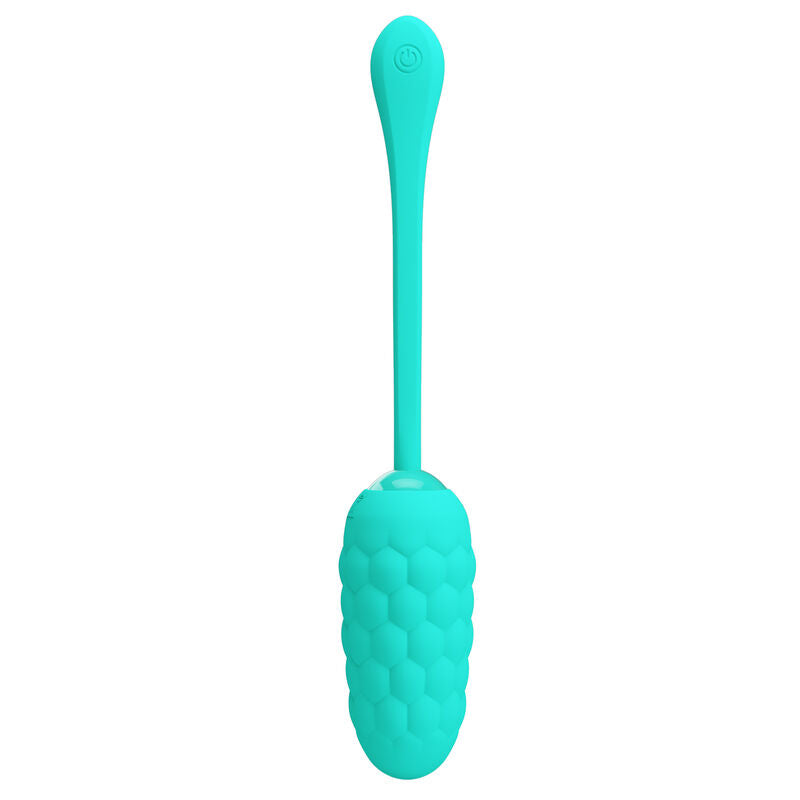 Pretty Love Smart Pretty Love - Vibrating Egg With Aqua Green Rechargeable Marine Texture