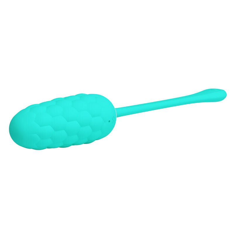 Pretty Love Smart Pretty Love - Vibrating Egg With Aqua Green Rechargeable Marine Texture