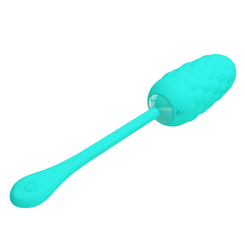 Pretty Love Smart Pretty Love - Vibrating Egg With Aqua Green Rechargeable Marine Texture
