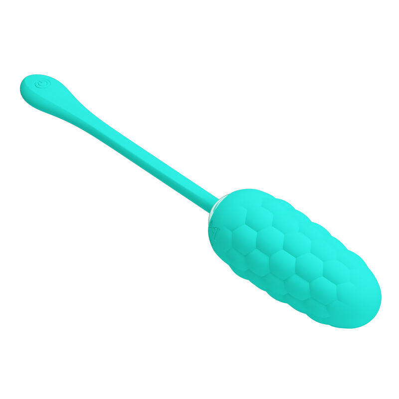 Pretty Love Smart Pretty Love - Vibrating Egg With Aqua Green Rechargeable Marine Texture
