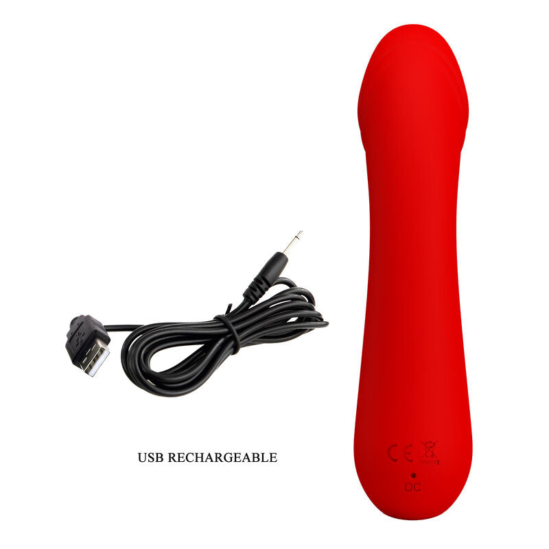 Pretty Love Smart Pretty Love - Cetus Rechargeable Vibrator Red