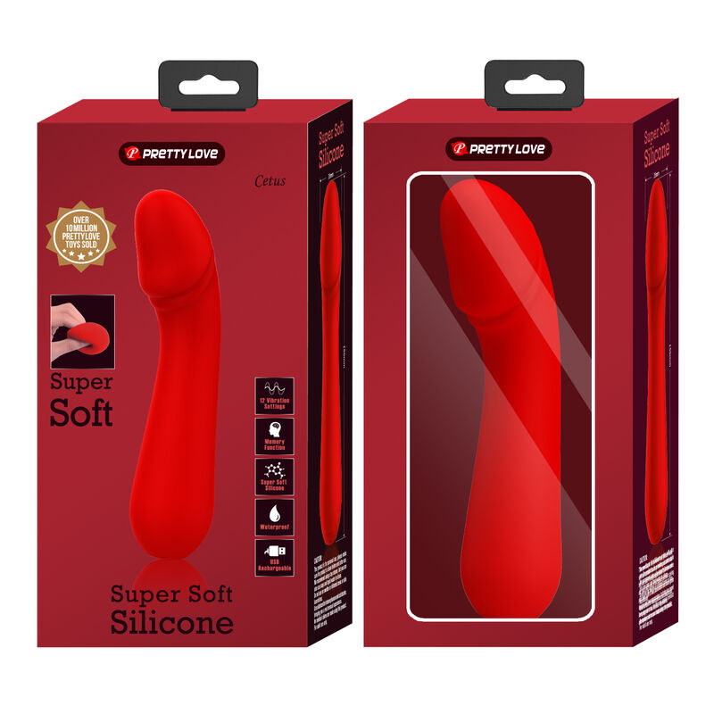 Pretty Love Smart Pretty Love - Cetus Rechargeable Vibrator Red