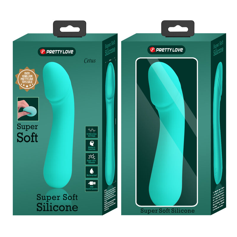 Pretty Love Smart Pretty Love - Cetus Rechargeable Vibrator Aqua Green
