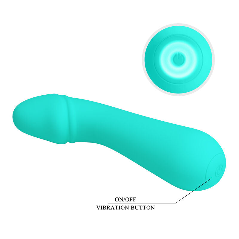 Pretty Love Smart Pretty Love - Cetus Rechargeable Vibrator Aqua Green