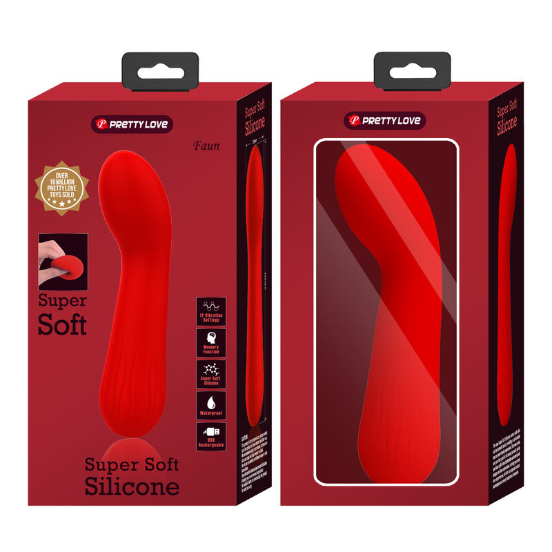 Pretty Love Smart Pretty Love - Faun Rechargeable Vibrator Red
