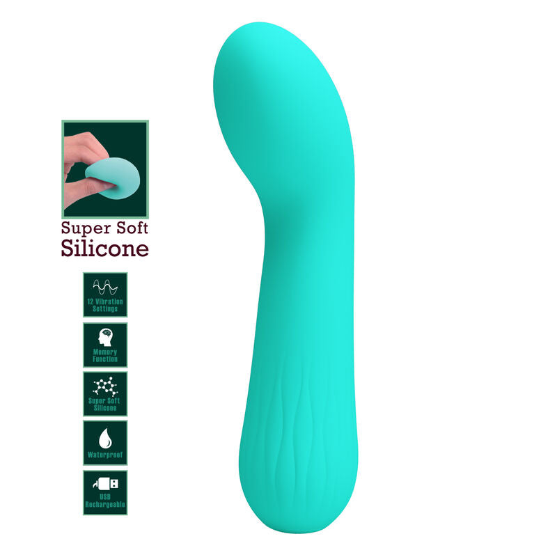 Pretty Love Smart Pretty Love - Faun Rechargeable Vibrator Aqua Green