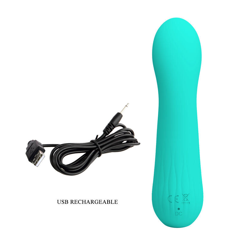 Pretty Love Smart Pretty Love - Faun Rechargeable Vibrator Aqua Green