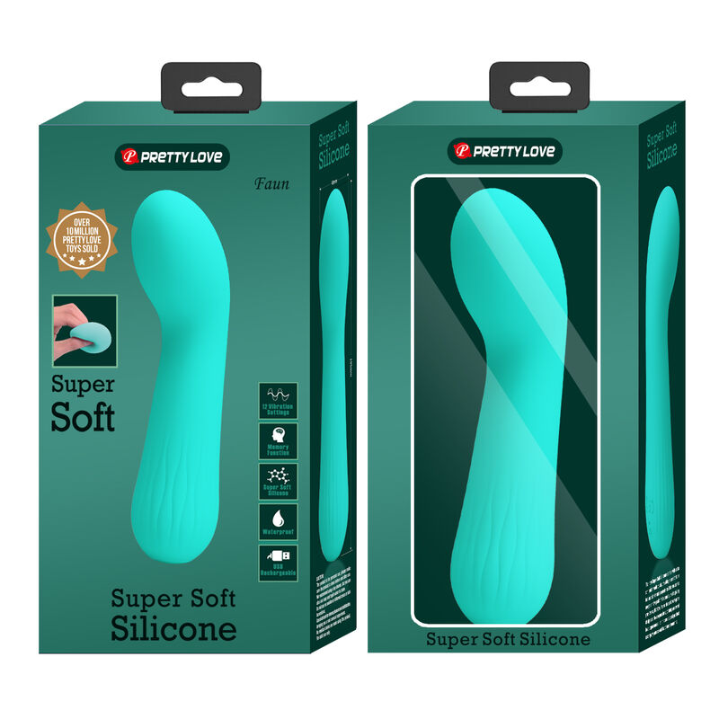 Pretty Love Smart Pretty Love - Faun Rechargeable Vibrator Aqua Green