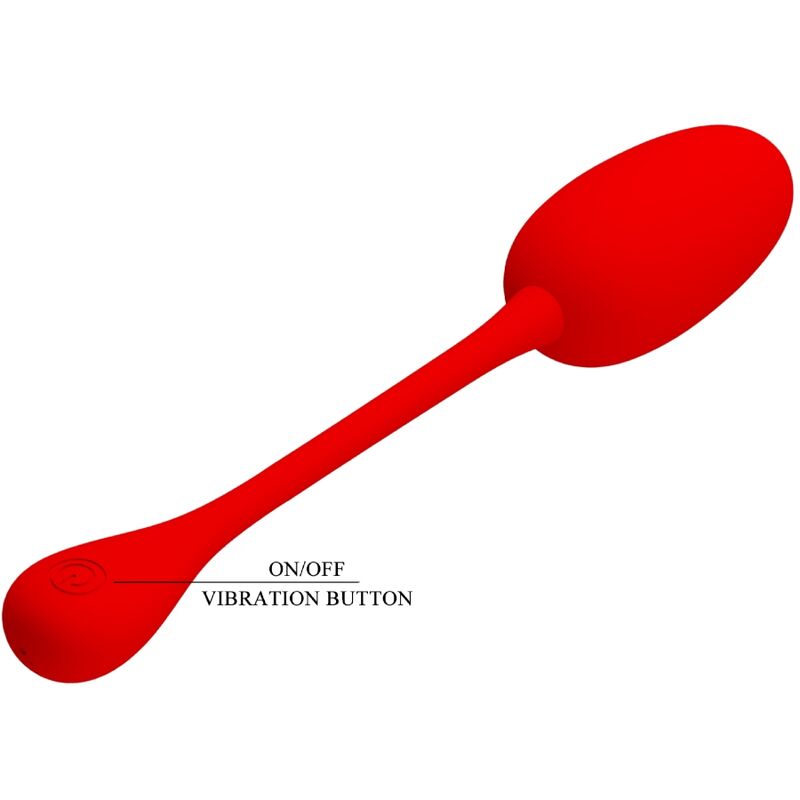 Pretty Love Flirtation Pretty Love - Knucker Red Rechargeable Vibrating Egg