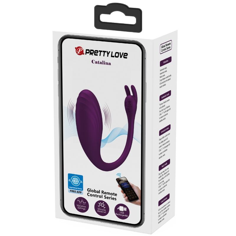 Pretty Love Led Pretty Love - Catalina Vibrator App Remote Control Purple