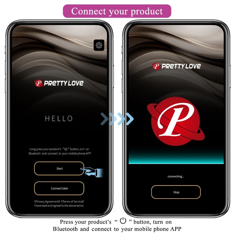Pretty Love Bottom Pretty Love - Jefferson App Controlled Anal Plug Purple