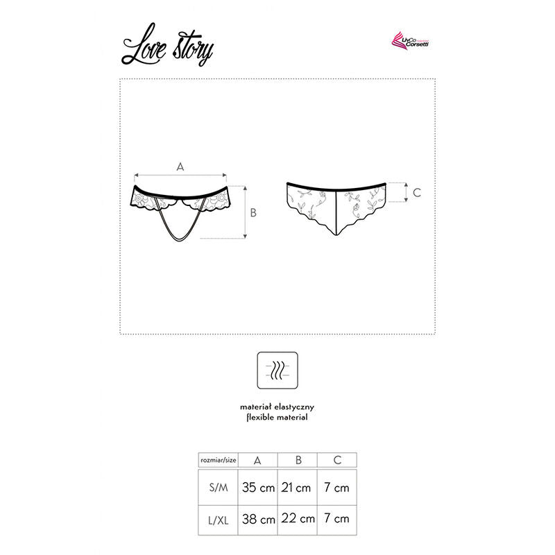 Livco Corsetti Panties Livco Corsetti Fashion - Love Story Lc 90679 Panty Negro