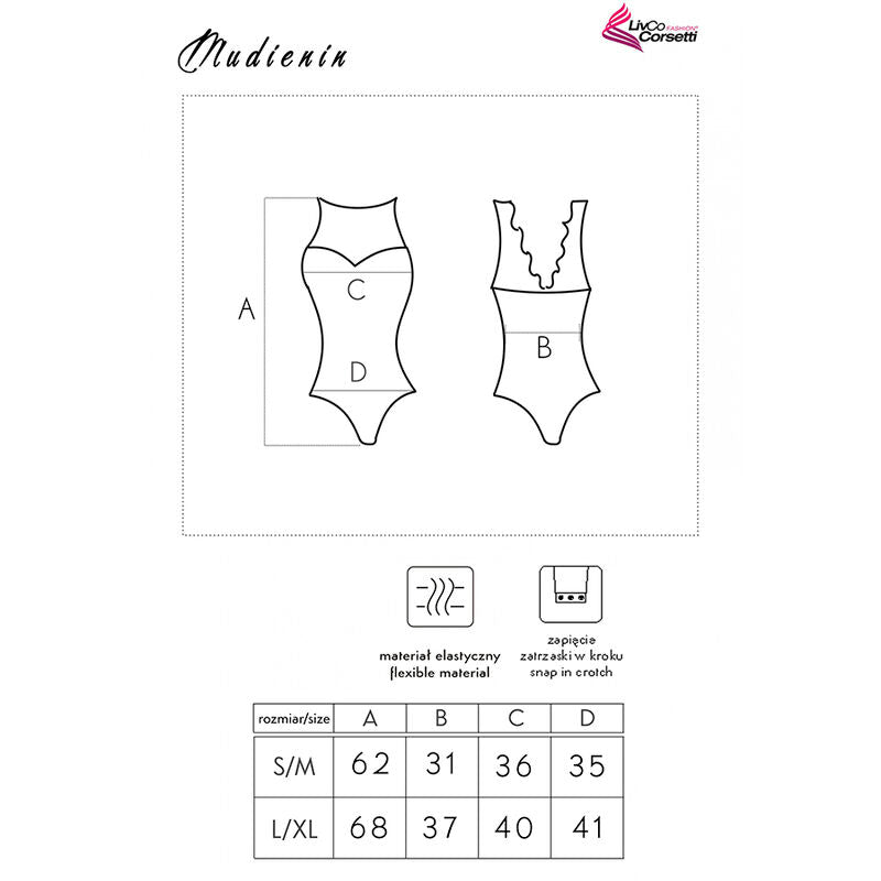 Livco Corsetti Bodies Livco Corsetti Fashion - Mudienin Lc 90654 Body Negro