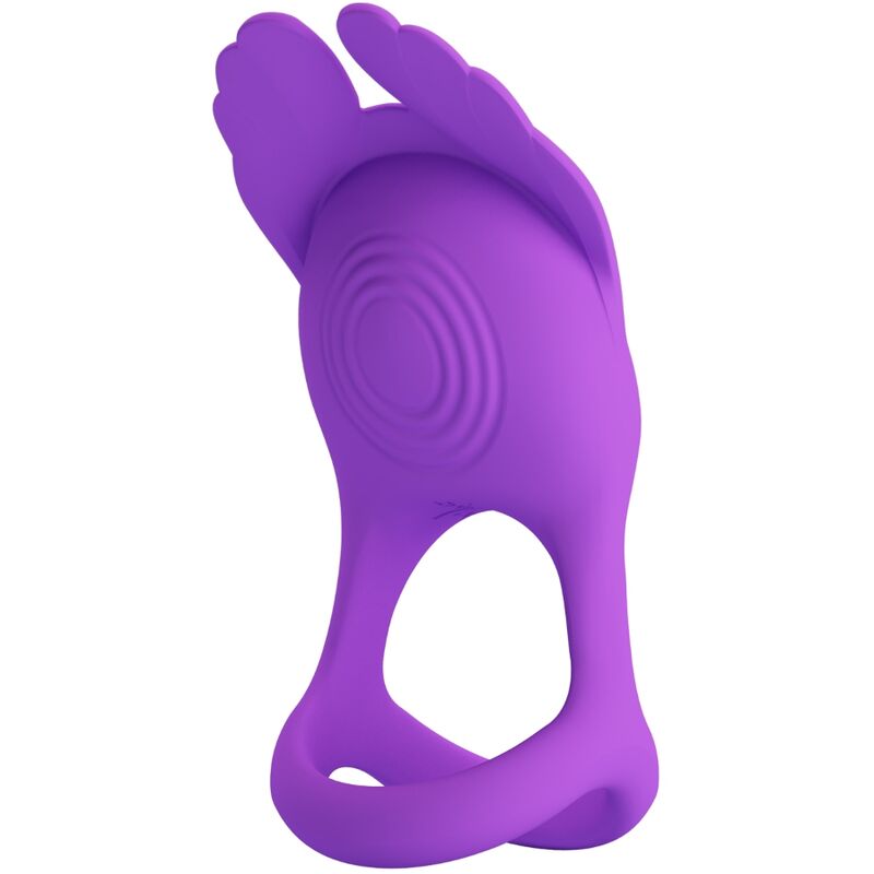Pretty Love Male Pretty Love - Silas Vibrant Penis Ring 7 Vibrations Purple Silicone