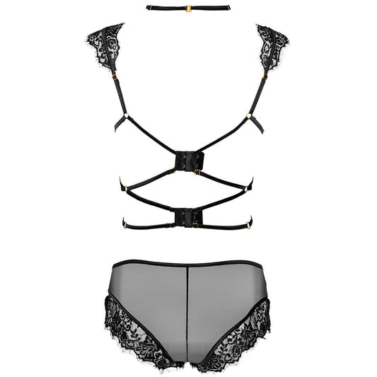 Livco Corsetti Sets Livco Corsetti Fashion - Palmenom Lc 90614 Sujetador + Panty Negro