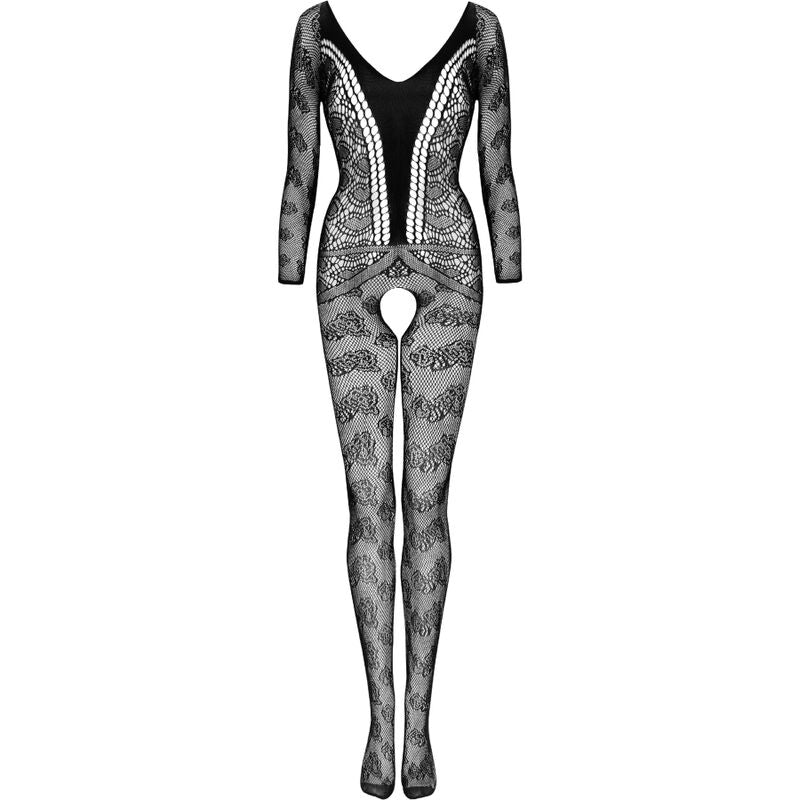 Livco Corsetti Bodystockings Livco Corsetti Fashion - Cordill Lc 17358 Bodystocking Crotchless Black One Size