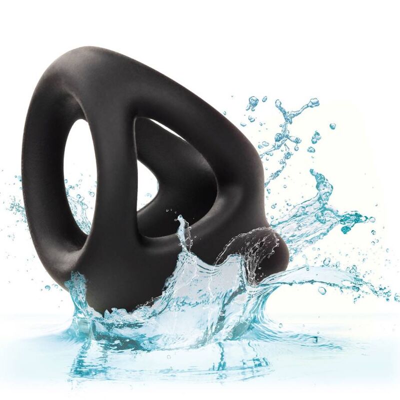 Calexotics Alpha Dual Cage Ring Black
