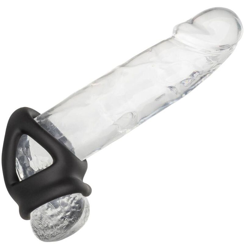 Calexotics Alpha Dual Cage Ring Black