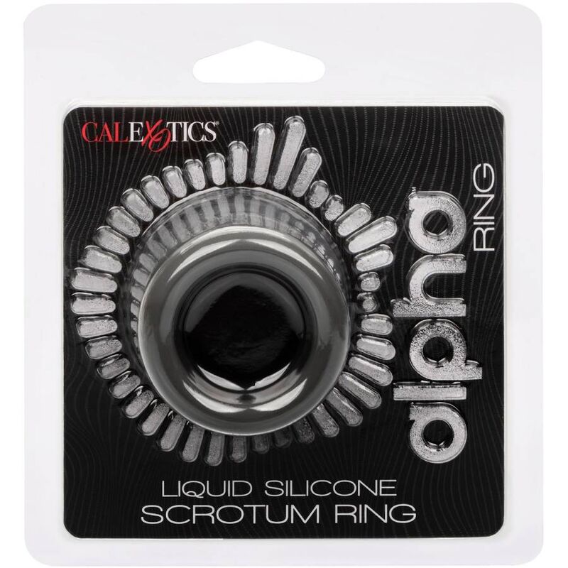 Calexotics Alpha Scrotum Stretching Ring Black