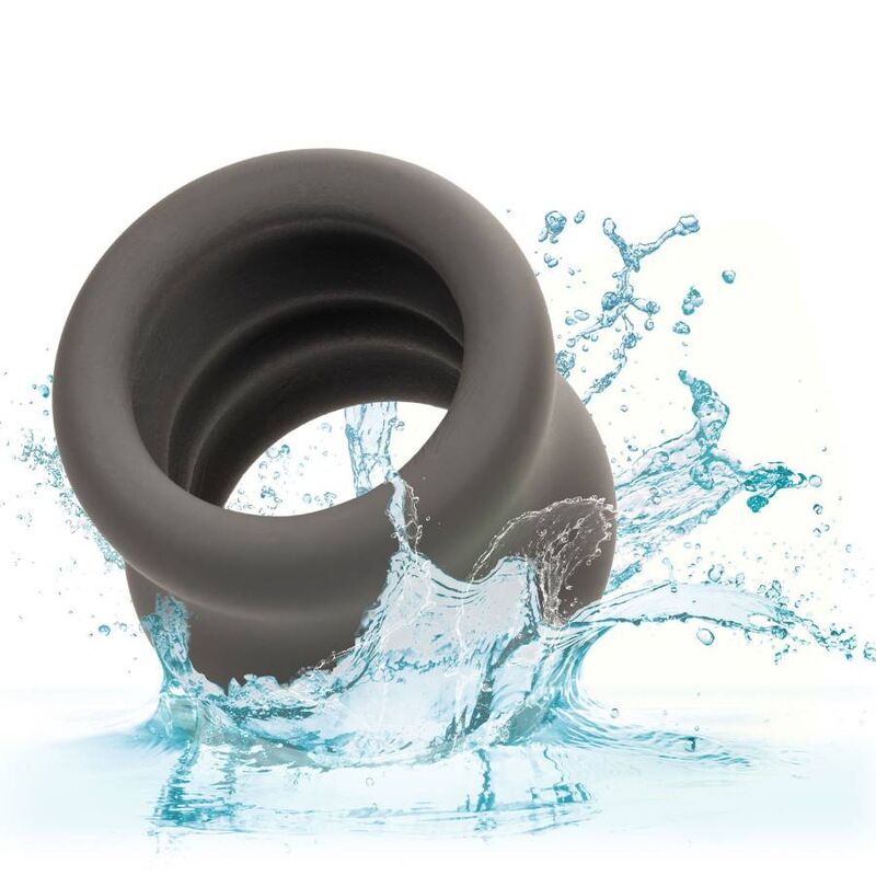 Calexotics Alpha Scrotum Stretching Ring Black