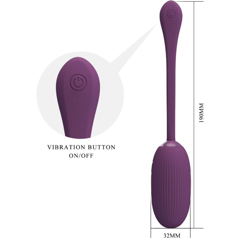 Pretty Love Smart Pretty Love - Doreen Purple Rechargeable Vibrating Egg