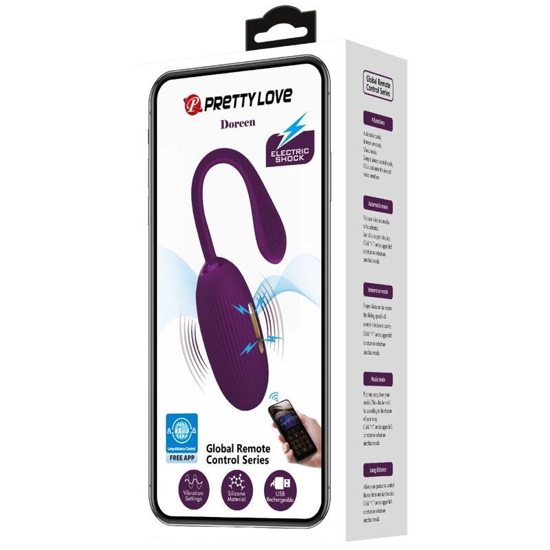 Pretty Love Smart Pretty Love - Doreen Purple Rechargeable Vibrating Egg