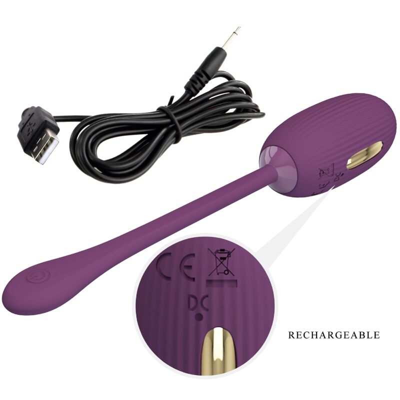 Pretty Love Smart Pretty Love - Doreen Purple Rechargeable Vibrating Egg