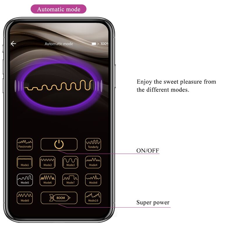 Pretty Love Smart Pretty Love - Doreen Purple Rechargeable Vibrating Egg