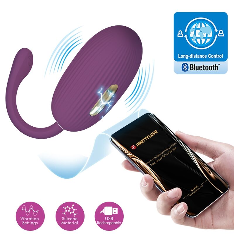 Pretty Love Smart Pretty Love - Doreen Purple Rechargeable Vibrating Egg