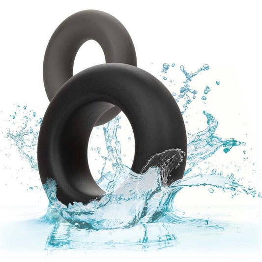 Calexotics Alpha Prolong Set Of 2 Ring Grey