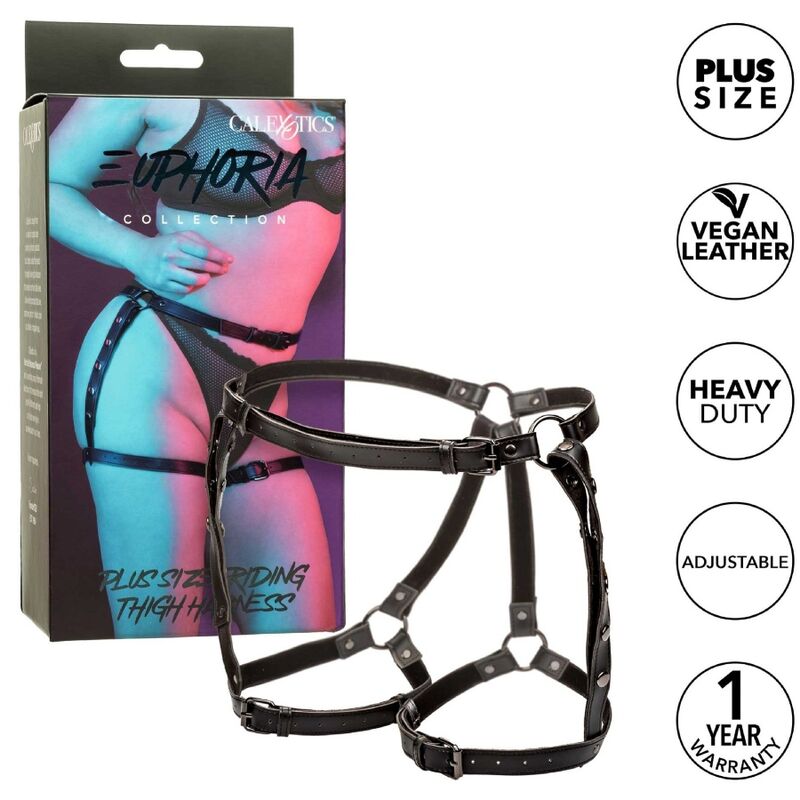 Calexotics Euphoria Plus Size Riding Thigh Harness