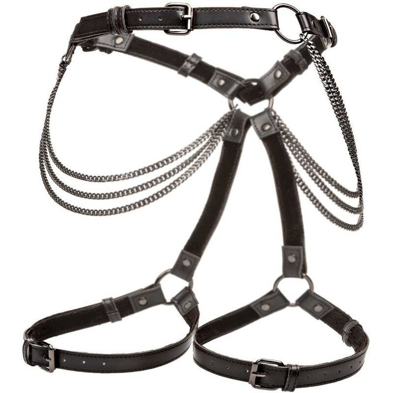 Calexotics Euphoria Plus Size Multi Chain Thigh Harness