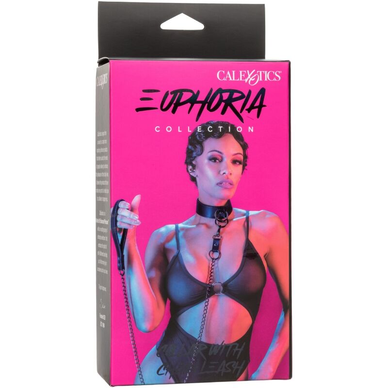 Calexotics Euphoria Collar With Chain Leash