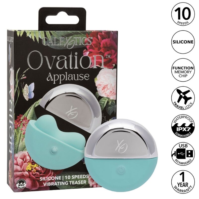 Calexotics Ovation Applause Stimulator Aqua Green