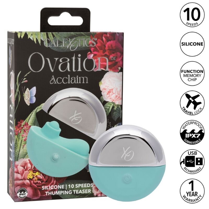 Calexotics Ovation Acclaim Stimulator Aqua Green
