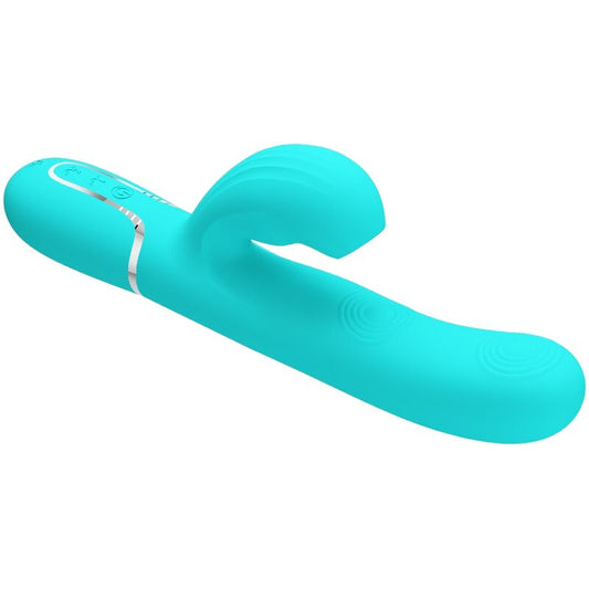Pretty Love Flirtation Pretty Love - Perlita Multifunction 3 In 1 G-Spot Vibrator Aqua Green
