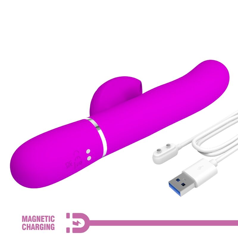 Pretty Love Flirtation Pretty Love - Perlita Multifunction 3 In 1 G-Spot Vibrator Violet