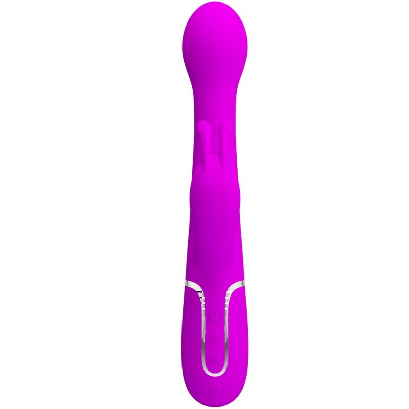 Pretty Love Flirtation Pretty Love - Dejon Rabbit Vibrator 3 In 1 Multifunction Violet
