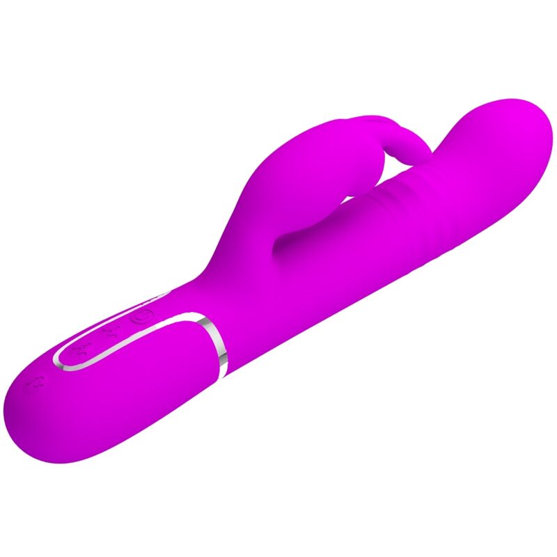 Pretty Love Coale Twinkled Tenderness 4in1 Rotating & Thrusting Rabbit Vibrator Pink