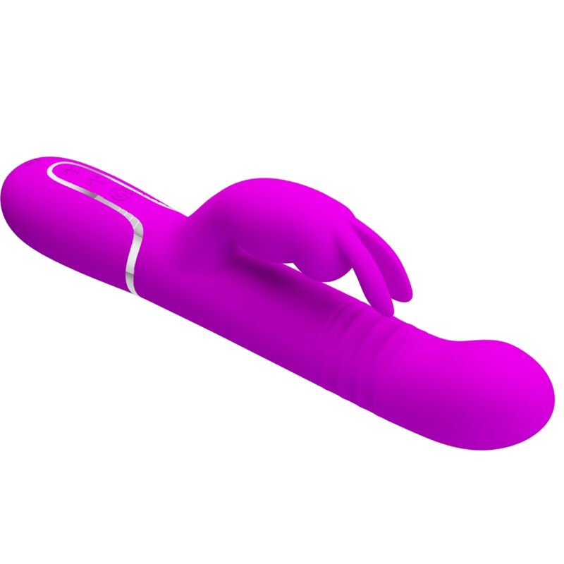 Pretty Love Coale Twinkled Tenderness 4in1 Rotating & Thrusting Rabbit Vibrator Pink