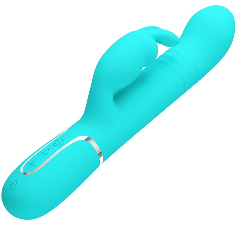 Pretty Love Flirtation Pretty Love - Coale Rabbit Vibrator Pearls Aqua Green
