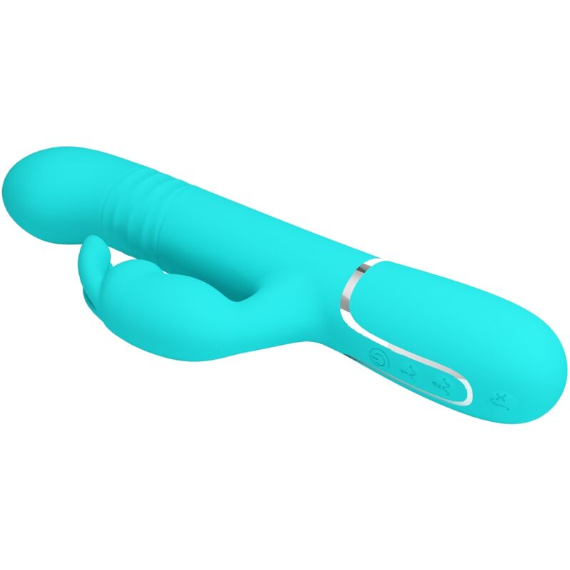 Pretty Love Flirtation Pretty Love - Coale Rabbit Vibrator Pearls Aqua Green