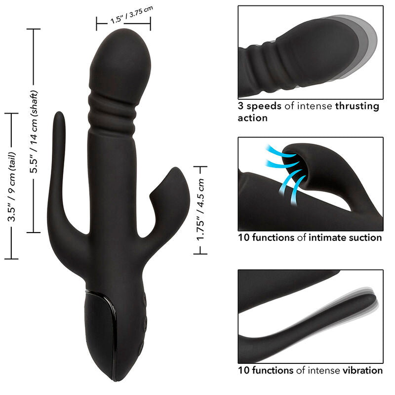Calexotics Vibrator Triple Euphoria Black