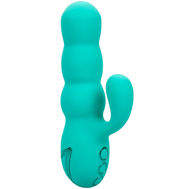Calexotics Del Mar Diva Vibrator Rabbir Aqua Green By California Dreaming