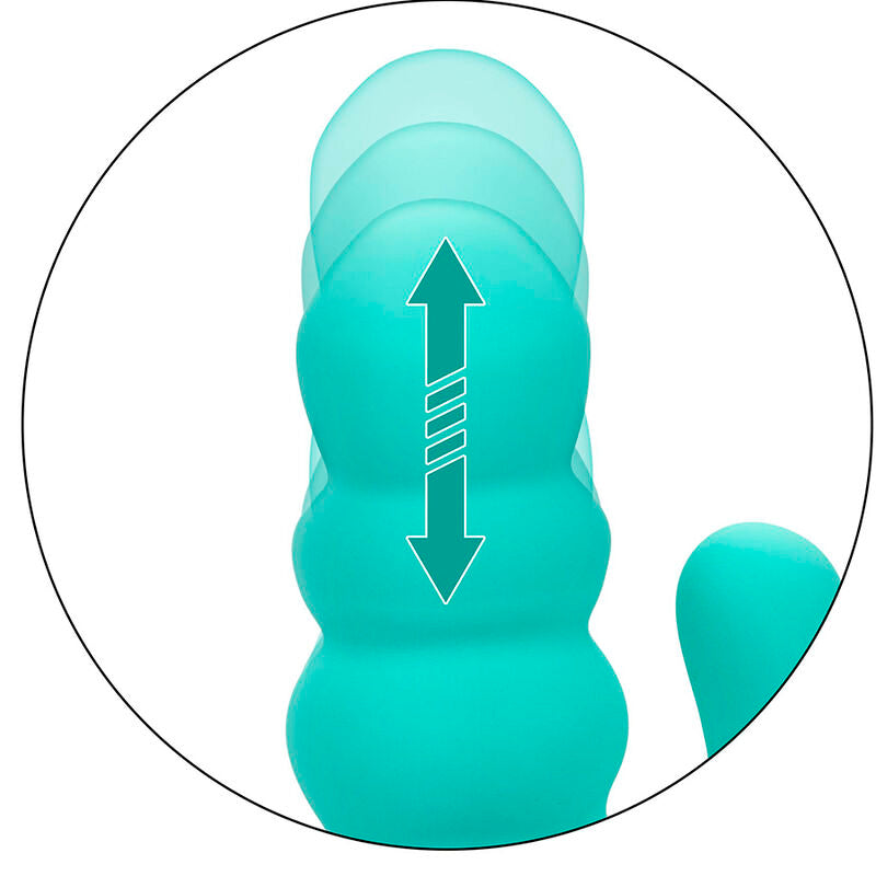 Calexotics Del Mar Diva Vibrator Rabbir Aqua Green By California Dreaming
