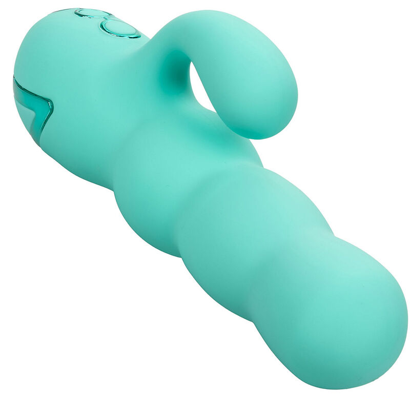 Calexotics Del Mar Diva Vibrator Rabbir Aqua Green By California Dreaming