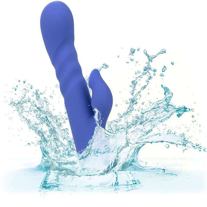 Calexotics L.a Love Vibrator & Sucker Blue By California Dreaming