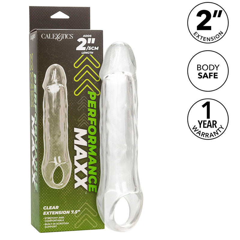 Calexotics Performance Maxx Clear Extension 7,5 Transparent