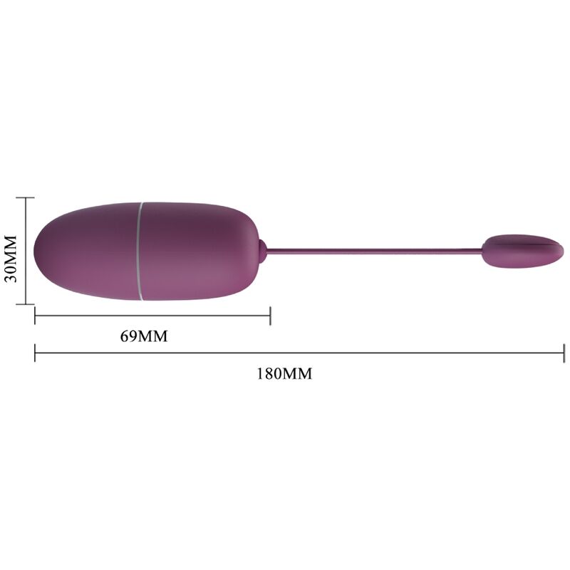 Pretty Love Bottom Pretty Love - Nymph Vibrating Egg App Controlled Lila